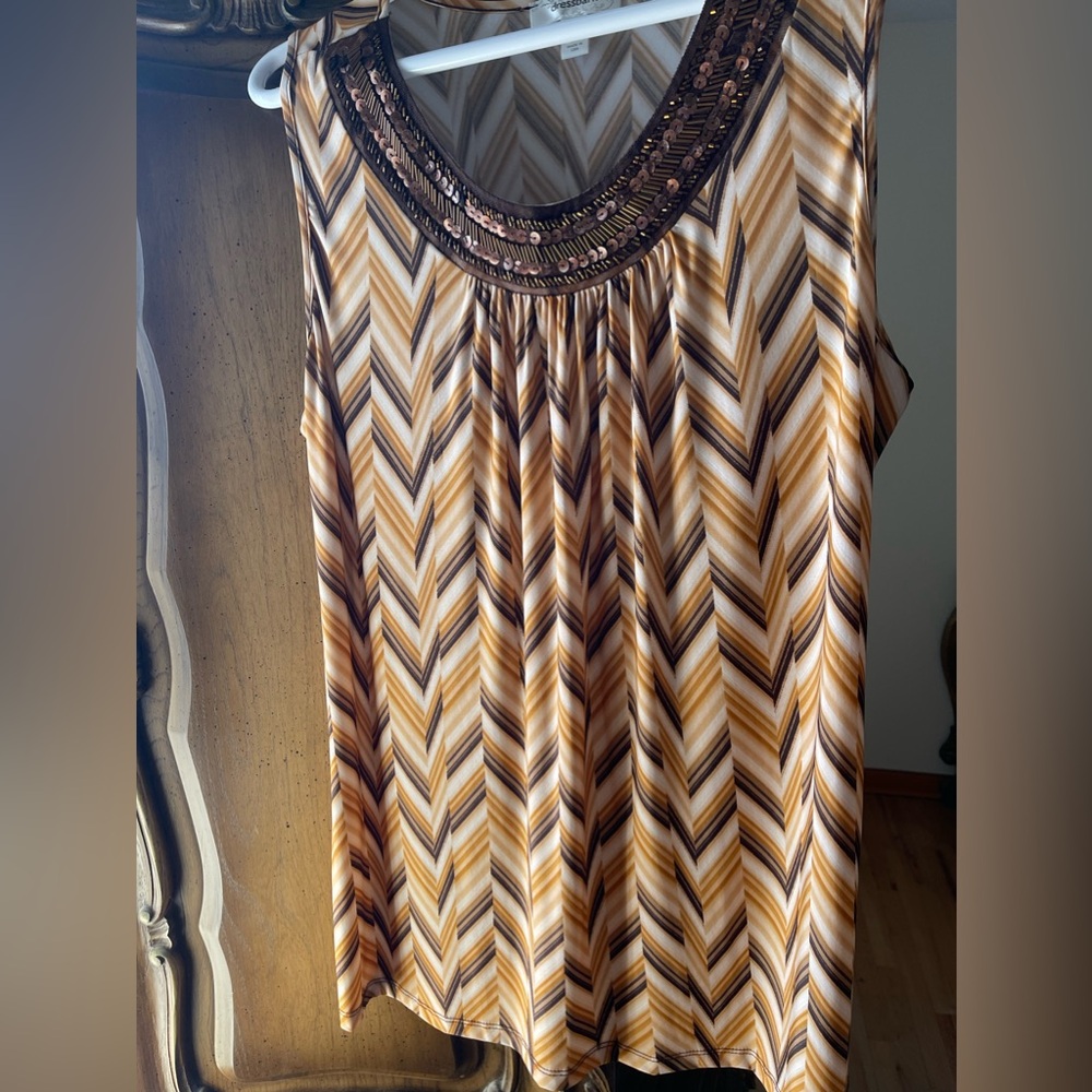 Sequin tank top
